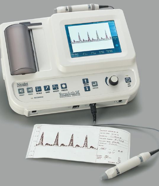 Nicolet VersaLab LE SE, Vasküler Dopler